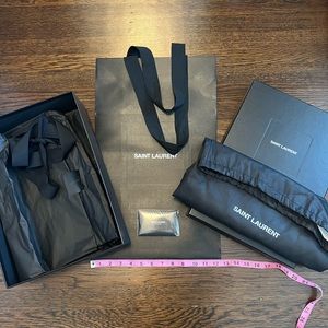 Saint Laurent Paper Bag, Box, Dust Bag